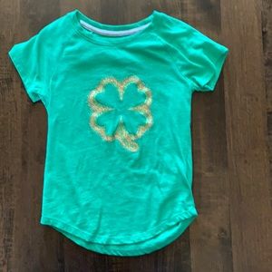 Girls Irish Shamrock Shirt